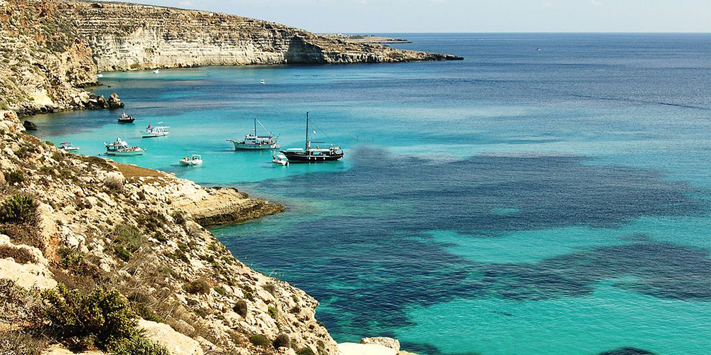 Cala Pulcino, Lampedusa
